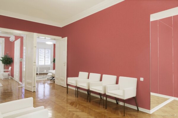 A.S. Création | Vliesová tapeta na zeď New Walls 37430-9 | 0,53 x 10,05 m | červená