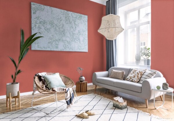 A.S. Création | Vliesová tapeta na zeď New Walls 37430-9 | 0,53 x 10,05 m | červená