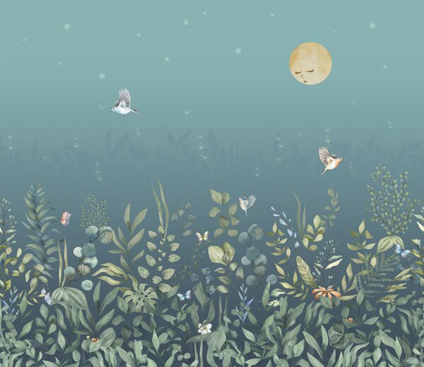 Dětská vliesová obrazová tapeta na zeď, 980-1, Mika, ICH Wallcoverings