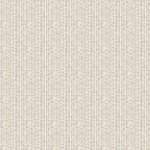 Béžová geometrická vliesová tapeta na zeď, MG56694, Mika, ICH Wallcoverings