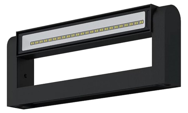 Brilagi - LED Venkovní nástěnné svítidlo SALERNO LED/12W/230V 35,5 cm černá IP65