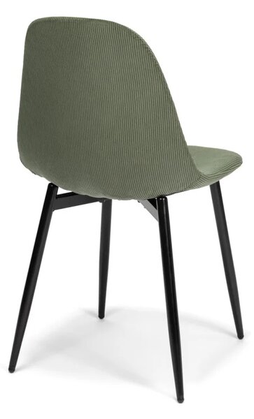 Jídelní stůl CERAMON 120 bílá + 4ks jídelní židle MARIE zelená