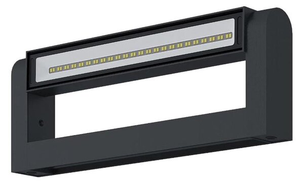 Brilagi -LED Venkovní nástěnné svítidlo SALERNO LED/12W/230V 35,5 cm antrac IP65