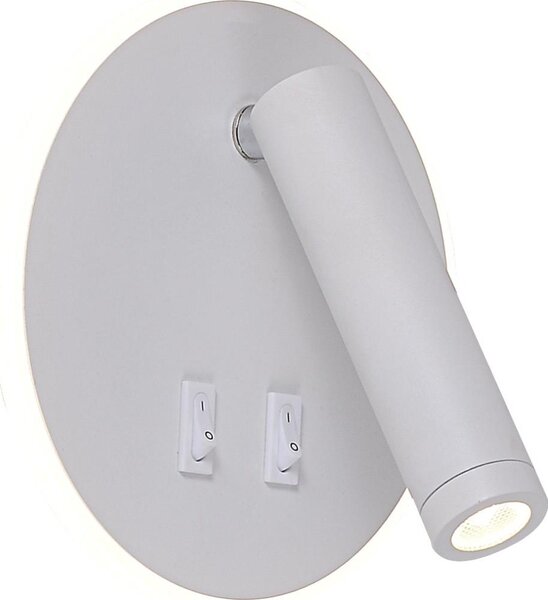 Zuma Line W4107-WH-LED Nást. bodové svítidlo CIRCA LED/5,5W/230V + LED/2,5W bílá