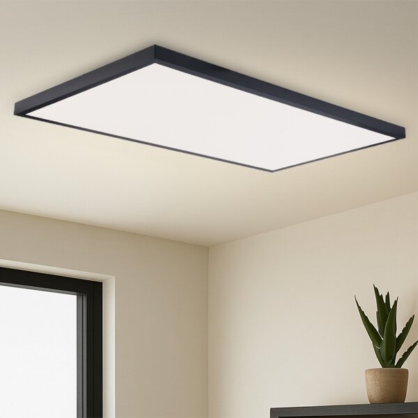 Brilagi-LED Stmívatelné koupelnové svítidlo FRAME SMART LED/96W/230V IP44 čer+DO