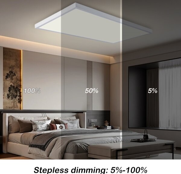 Brilagi-LED Stmívatelné koupelnové svítidlo FRAME SMART LED/96W/230V IP44 bíl+DO