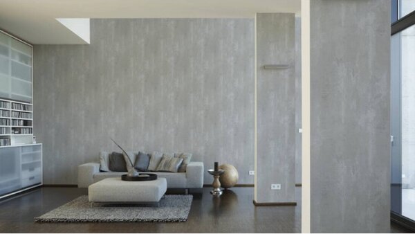 A.S. Création | Vliesová tapeta na zeď New Studio 37412-2 | 0,53 x 10,05 m | šedá