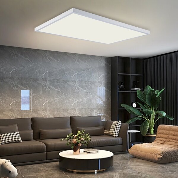 Brilagi - LED Koupelnové stropní svítidlo FRAME LED/96W/230V 120x60 cm IP44 bílá