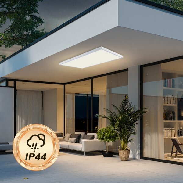 Brilagi-LED Stmívatelné koupelnové svítidlo FRAME SMART LED/96W/230V IP44 bíl+DO