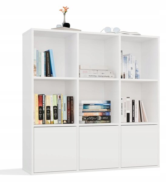 Regál TopEshop 110,5 cm x 110,5 cm x 30 cm bílý