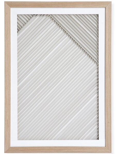HKliving Obraz v dřevěném rámu Layered Paper Art HKL124
