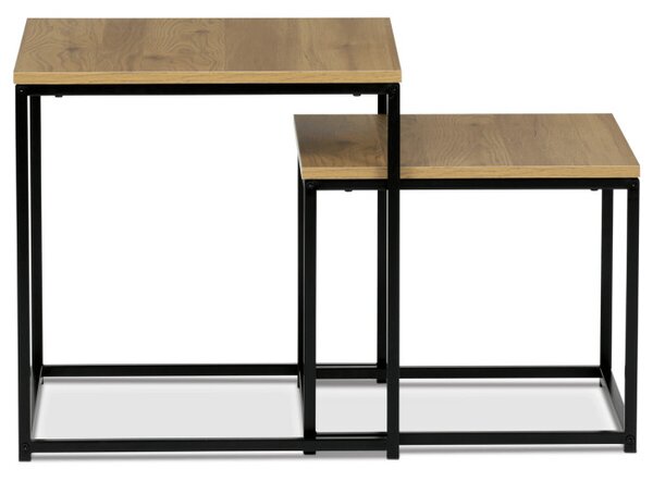 Sada 2 konferenčních stolků dub AF-076 OAK