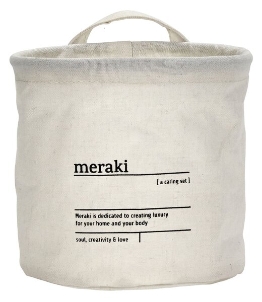 Textilní úložný košík Meraki Caring