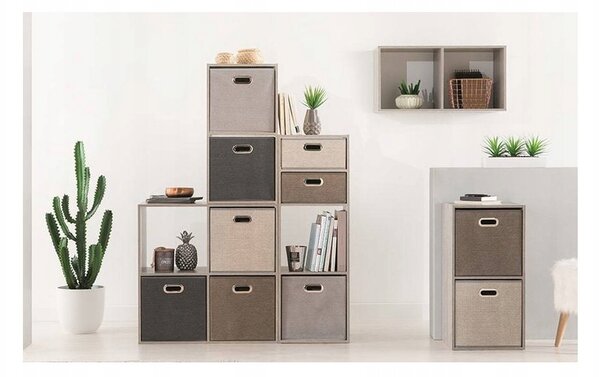 Regál 5five Simply Smart 34,5 cm x 67,5 cm x 32 cm v odstínech šedé