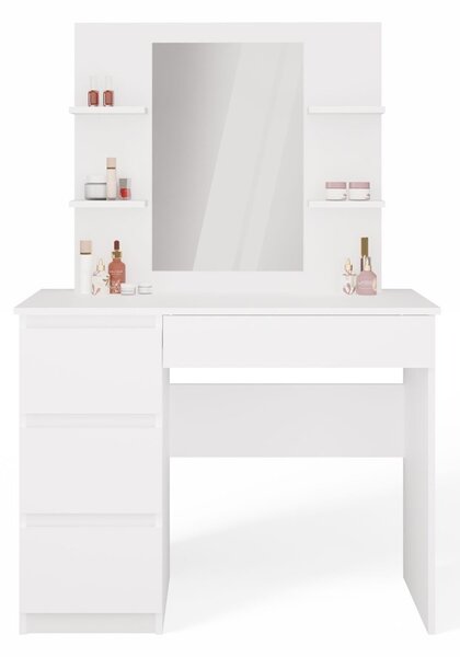 TP Living Toaletní stolek Marina Mijas 98,4 cm bílý levý