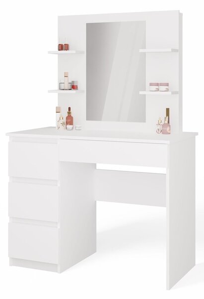 TP Living Toaletní stolek Marina Mijas 98,4 cm bílý levý