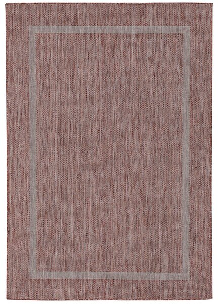 Breno Kusový koberec RELAX 4311 Red, Hnědá, Červená, 120 x 170 cm