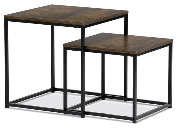 Sada 2 konferenčních stolků old wood AF-076 OLW