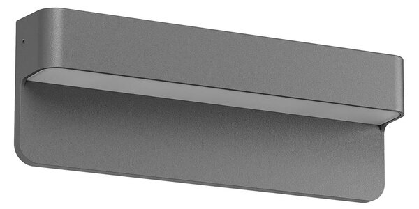 Redo Venkovní nástěnné LED svítidlo KANT 4,5W, š. 20 cm, IP65, CCT 2700-3000K, 230V Barva: Černá