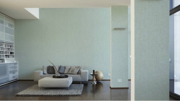 A.S. Création | Vliesová tapeta na zeď Greenery 37334-5 | 0,53 x 10,05 m | modrá
