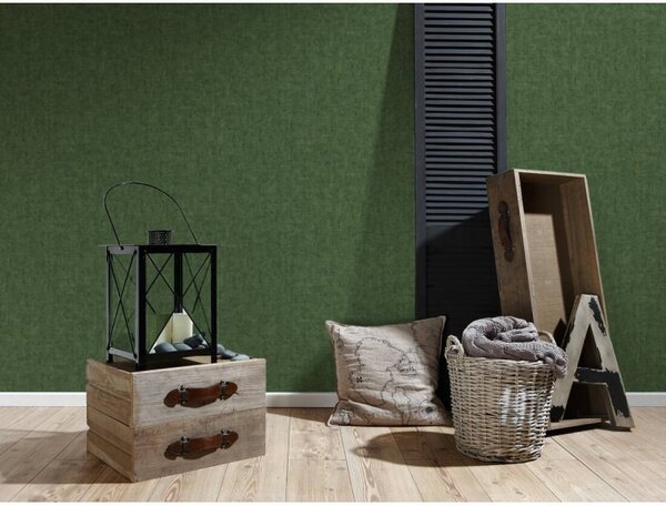A.S. Création | Vliesová tapeta na zeď Greenery 37334-7 | 0,53 x 10,05 m | zelená