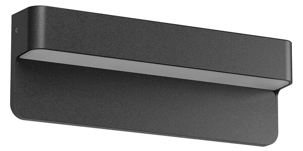 Redo Venkovní nástěnné LED svítidlo KANT 4,5W, š. 20 cm, IP65, CCT 2700-3000K, 230V Barva: Černá