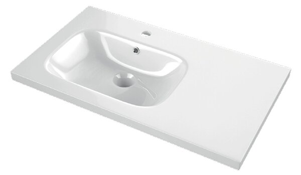 BPS-koupelny Nábytkové keramické umyvadlo CSD 81-46 (81x46x15 cm)