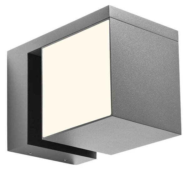 Redo Venkovní nástěnné LED svítidlo KUB 18W, v. 114 mm, IP54 Barva světla: 2700K
