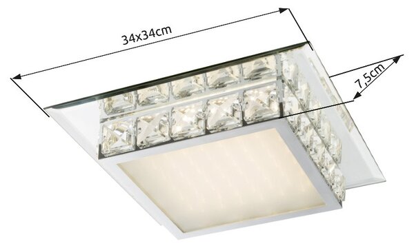 Globo 49355-18 LED přisazené stropní svítidlo Margo 1x18W | 1200lm | 4000K