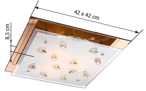 Globo 40412-3 přisazené stropní svítidlo Ayana 3x40W | E27