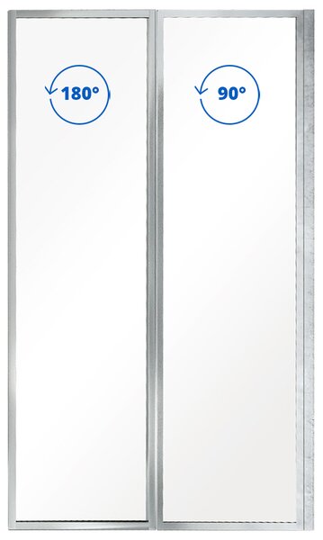 Besco Akrylátová atypická vana s vanovou zástěnou INTEGRA VK 2 150x75 (170x75) Barva: Bílá, Rozměry (cm): 150x75, Orientace: Levá