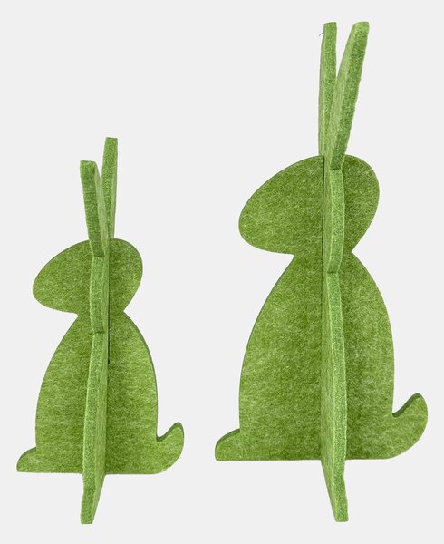 Sinsay - Sada stojících velikonočních zajíčků 2 pack - zelená