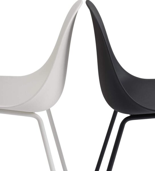 Muuto Židle Fiber Side Chair Sled Base, natural white
