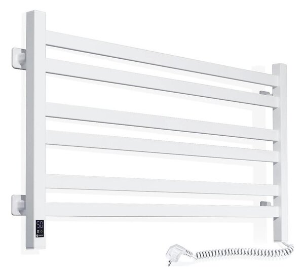 Elektrický sušák na ručníky s termostatem AVANGARD 181W 50x90 cm bílá pravá