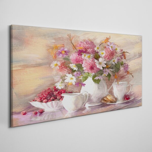 Obraz na plátně Obraz na plátně Abstrakce květiny cups