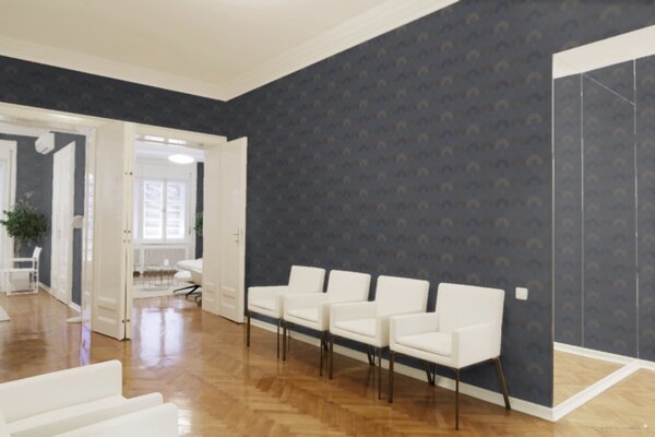 A.S. Création | Vliesová tapeta na zeď Pop Style 37480-2 | 0,53 x 10,05 m | béžová, černá, metalická, šedá