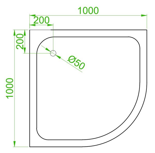BPS-koupelny Hydromasážní box PUERTO 01C 100x100