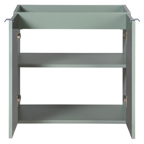 Koupelnová skříňka s deskou LINE Reed Green D60/4 | 60 cm