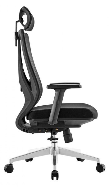 Kancelářská ergonomická židle Neoseat AMADORA — černá, nosnost 150 kg