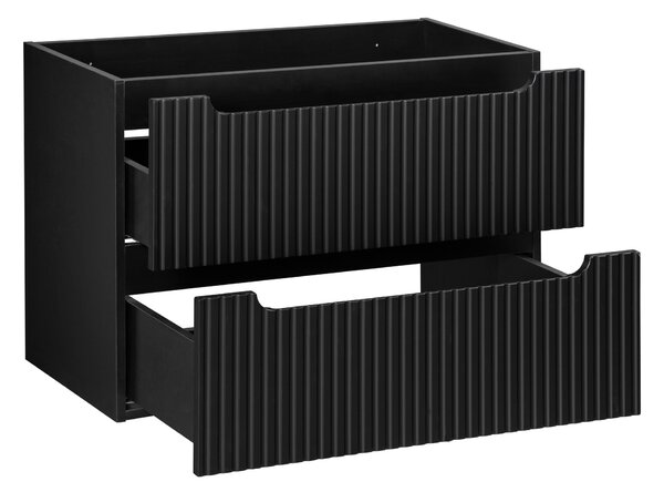 Skříňka pod umyvadlo NOVA Black 82-80-2S | 80 cm