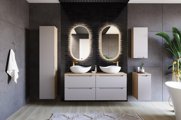 Skříňka pod umyvadlo OCEAN Beige 82-60-2S | 60 cm