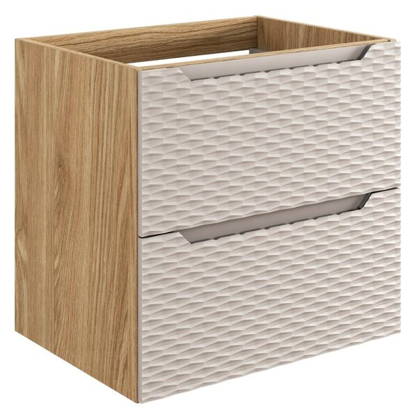 Skříňka pod umyvadlo OCEAN Beige 82-60-2S | 60 cm