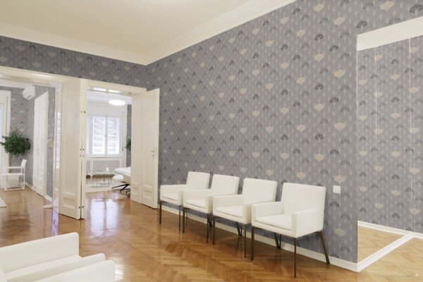 A.S. Création | Vliesová tapeta na zeď Pop Style 37483-2 | 0,53 x 10,05 m | béžová, šedá