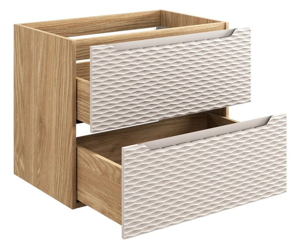 Skříňka pod umyvadlo OCEAN Beige 82-70-2S | 70 cm