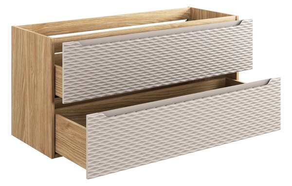 Skříňka pod umyvadlo OCEAN Beige 82-120-2S | 120 cm