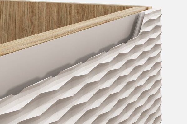 Skříňka pod umyvadlo OCEAN Beige 82-60-2S | 60 cm