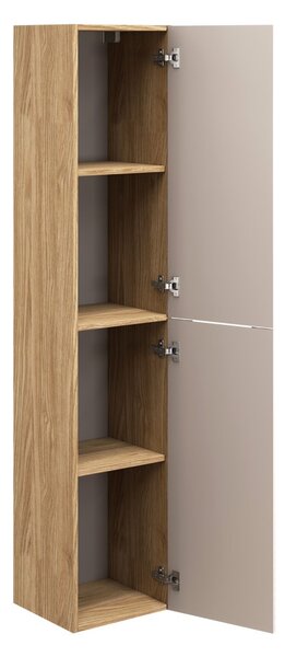 Vysoká skříňka do koupelny OCEAN Beige 80-02-2D