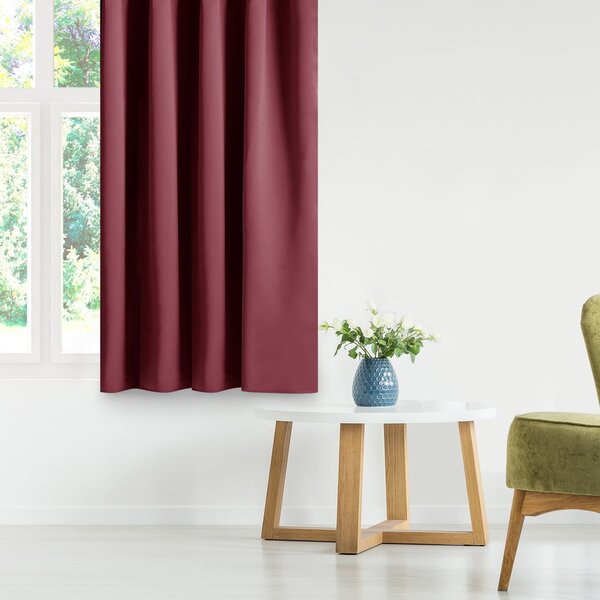 Vínový dimout závěs 140x175 cm Kierra – Restilo