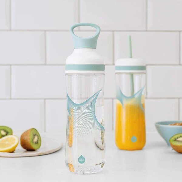 Plastová BPA free lahev z tritanu na smoothie EQUA Flow 2v1 Wave 800 ml