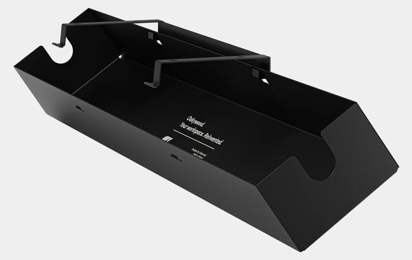 Organizér kabelů pod stůl Bílá / Malý (60 cm)